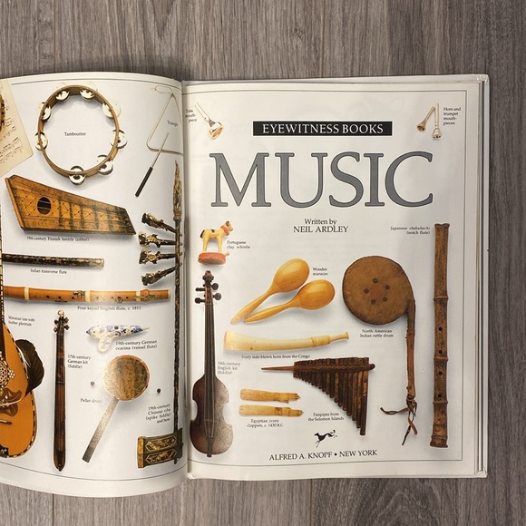 Eyewitness Books MUSIC Written by Neil Ardley (hardcover) ISBN 0394822595 - Picture 3 of 8